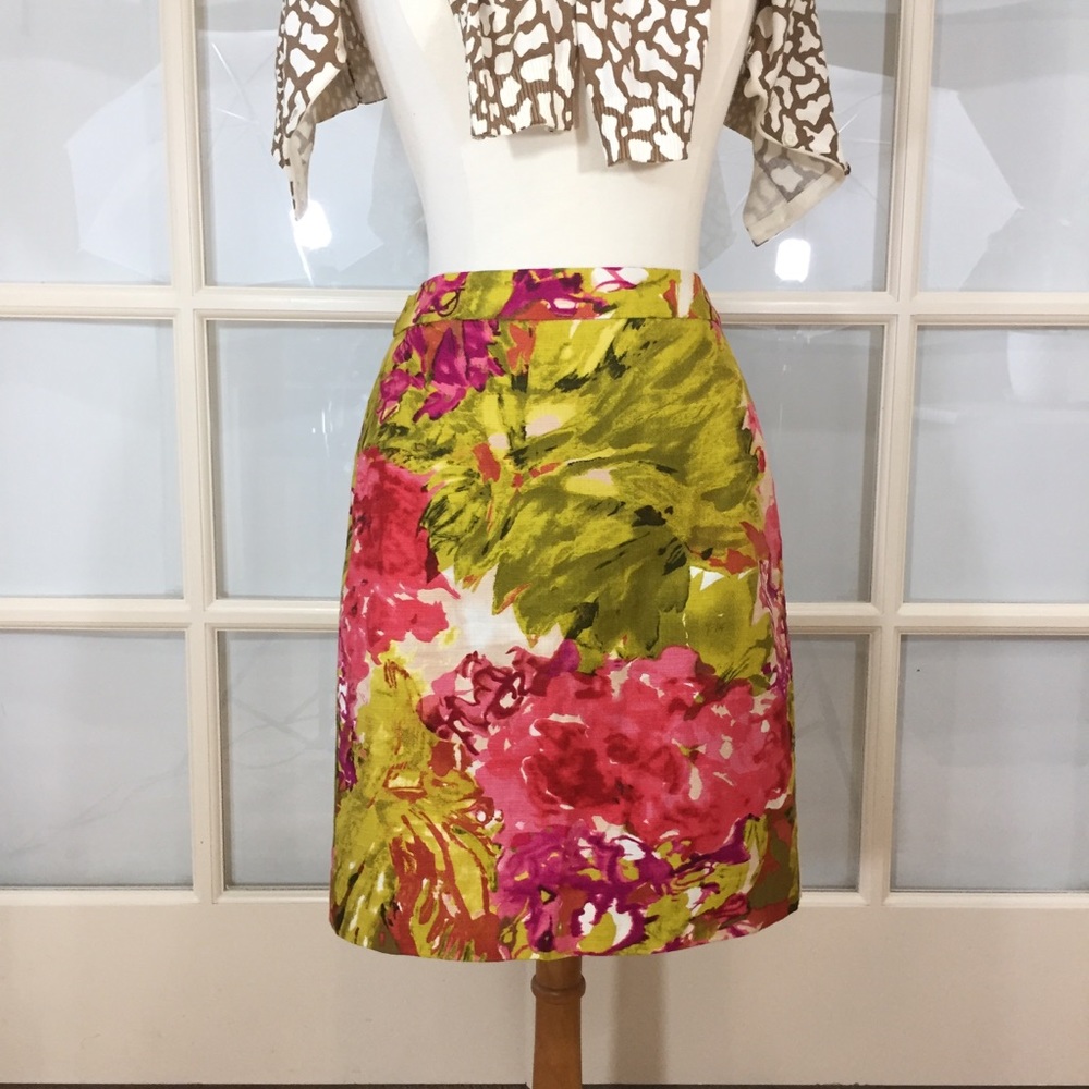 J. Crew Floral Pencil Skirt 4